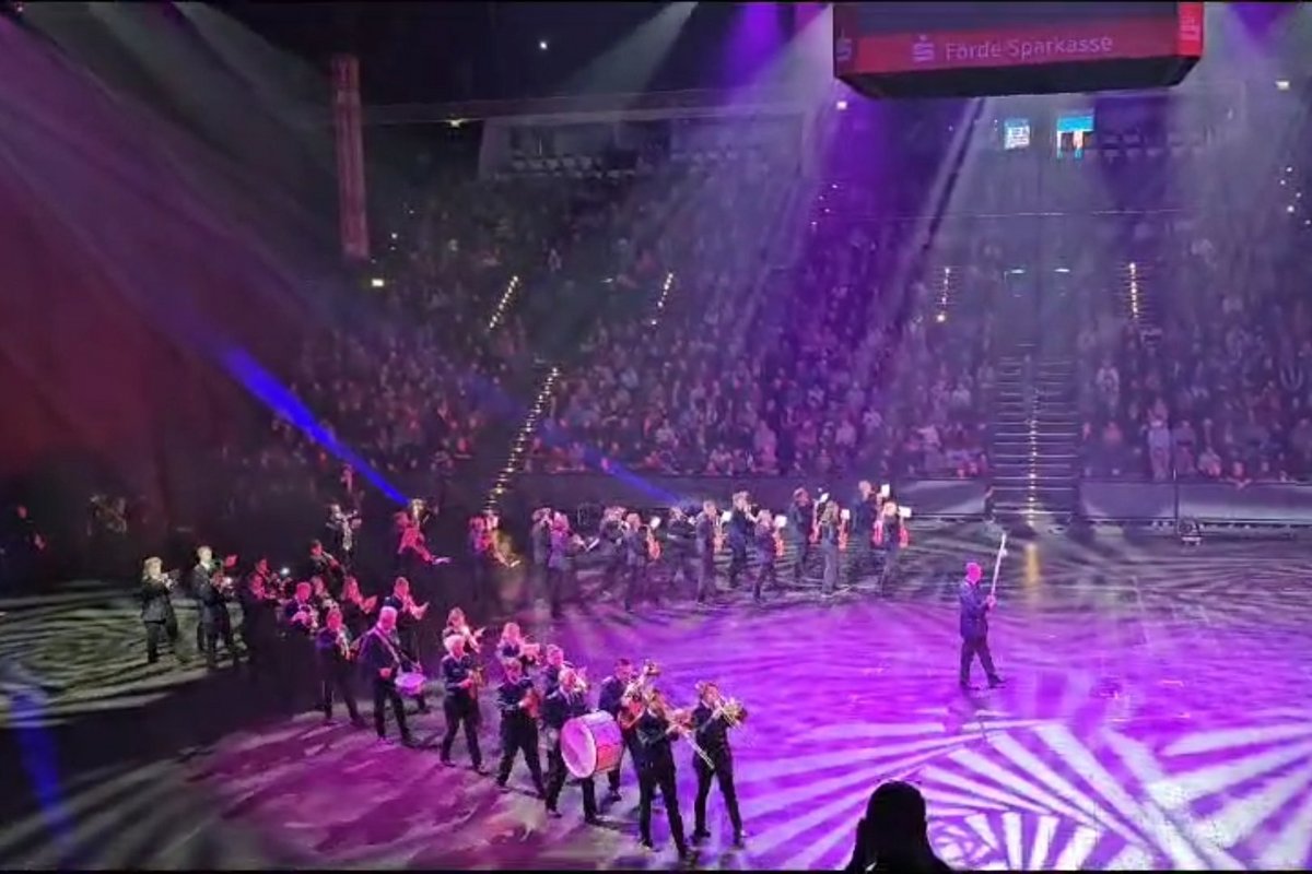 Einmarsch bei der Polizeishow